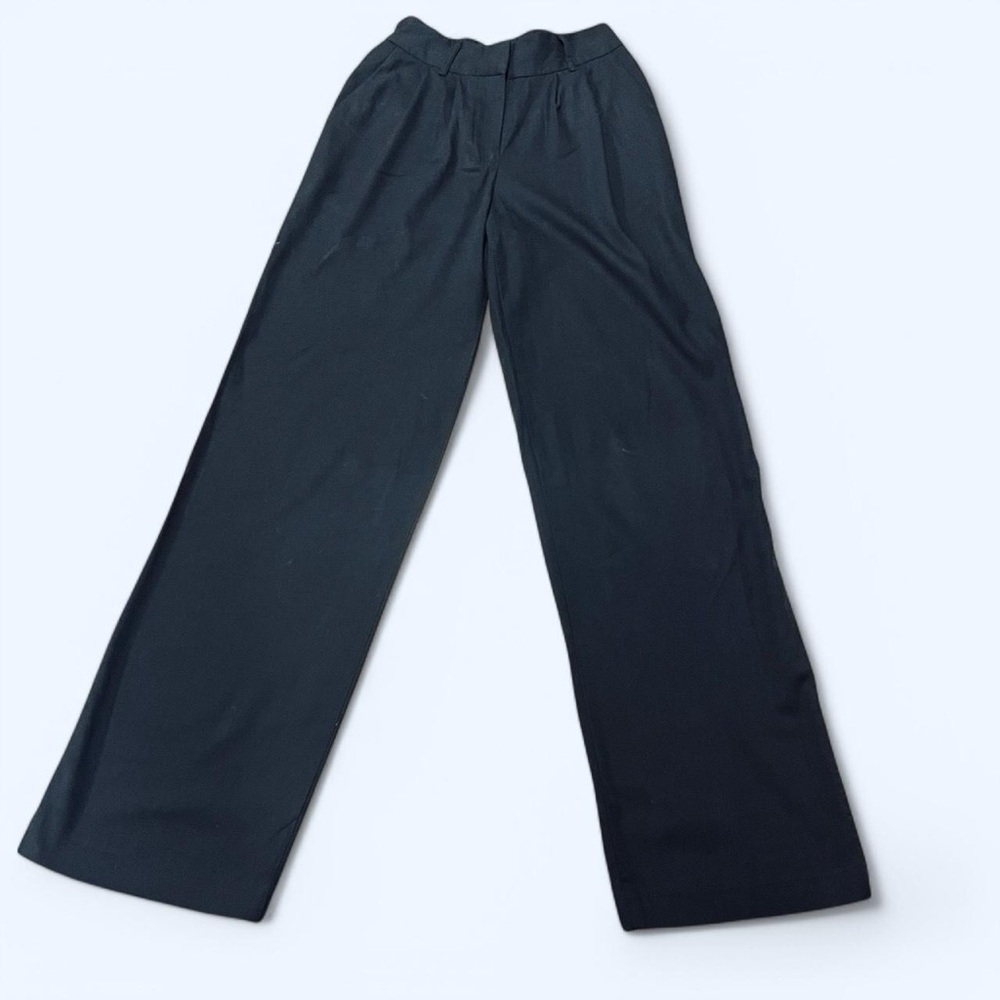 By & By Black Wide Leg Trousers XS